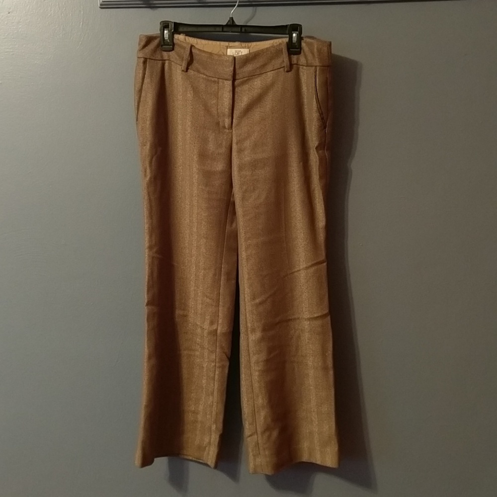 Champaign colored Ann Taylor Loft pants